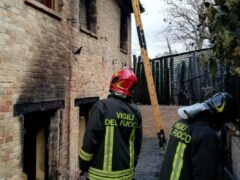 Incendio a Urbino