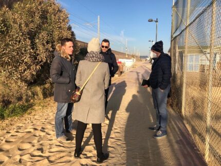 Lavori sul corridoio ciclabile dell'Arzilla