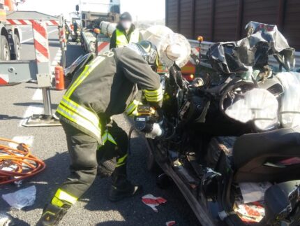 Incidente stradale sull'A-14