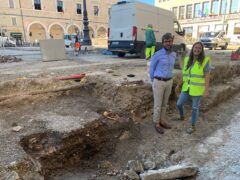 Scavi archeologici in piazza del Popolo a Pesaro