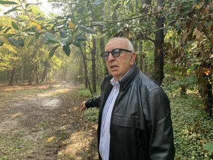 Enzo Belloni al parco Miralfiore