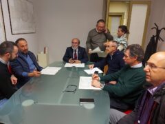 Riunione post-sisma in Provincia