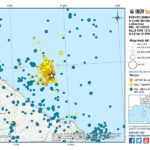 Area della sequenza sismica della Costa Marchigiana Pesarese successiva al 9 novembre 2022 - Fonte INGV