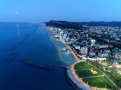 Panorama del litorale di Pesaro