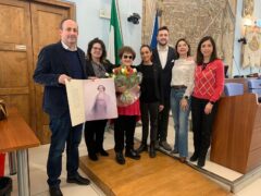 Franca Mercantini in visita al Consiglio comunale di Pesaro