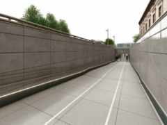 Nuovo sottopasso in fase di realizzazione a Fano
