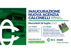 Inaugurazione nuova filiale BCC Fano a Calcinelli