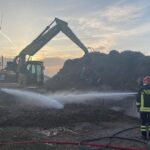Incendio nella discarica di Fano