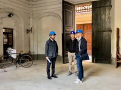 Cantiere a Palazzo Ricci