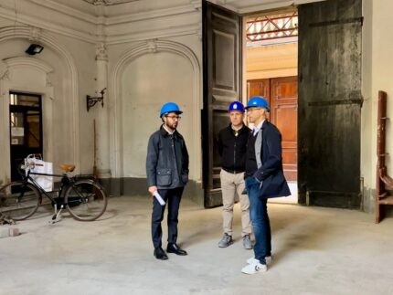 Cantiere a Palazzo Ricci