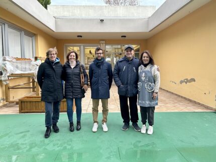 Lavori nella scuola di Candelara