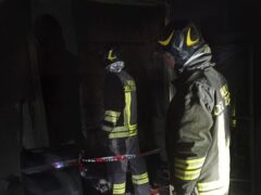 Incendio in un'abitazione di Marotta