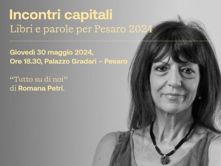 Romana Petri a "Incontri capitali"