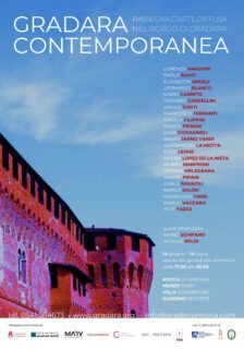Locandina della rassegna "Gradara Contemporanea"