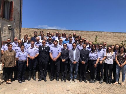 Il sindaco Serfilippi in visita al comando di Polizia Locale di Fano