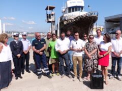 Rimozione dell'imbarcazione "Nettuno" a Fano