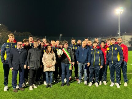 Fine dei lavori al campo di calcio di Vismara a Pesaro