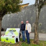 Panchine dedicate a Valentino Rossi a Tavullia