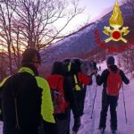 Escursionista soccorso sul monte Catria insieme al suo cane