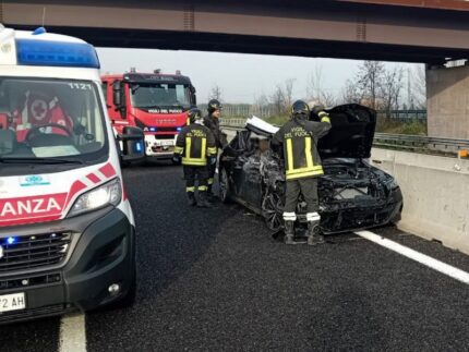 Incidente sull'A-14 nei pressi di Pesaro
