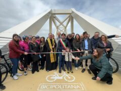 Inaugurazione del ponte ciclopedonale sul Foglia