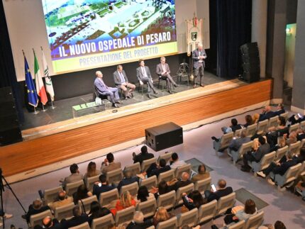 Presentazione del progetto del nuovo ospedale di Pesaro