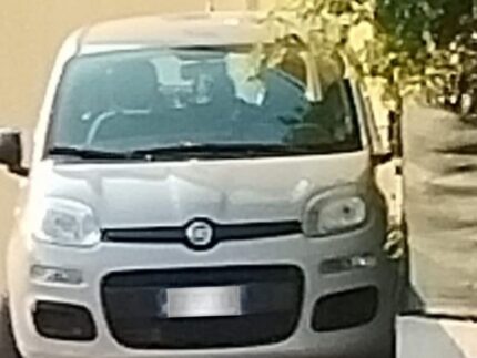 Fiat Panda rubata trovata a Sant'Orso di Fano