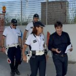 Pesaro, il sindaco Biancani con gli agenti di Polizia Locale
