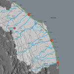 Tracciato piste ciclabili e Ciclovia Adriatica