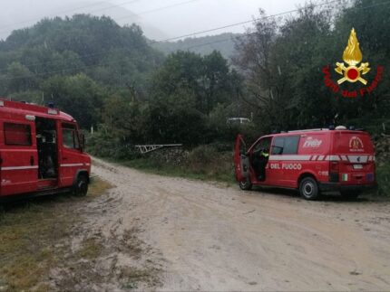 Ricerche dell'uomo scomparso sul monte Nerone a Piobbico