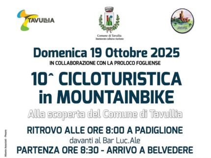 10ª Cicloturistica in Mountain Bike a Tavullia
