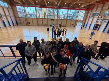 Inaugurazione della nuova palestra a Pantano di Pesaro