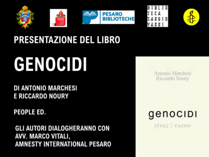 Presentazione a Pesaro del libro "Genocidi"