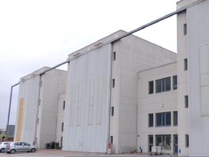 Capannoni dove vengono realizzati i carri del Carnevale di Fano