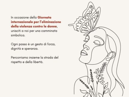 Locandina dell'iniziativa "A passo di donna"