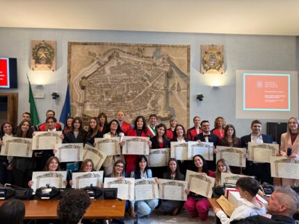 Infermieri laureati nella sede pesarese dell'Università Politecnica delle Marche