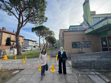 Lavori alla scuola primaria Rodari di Pesaro