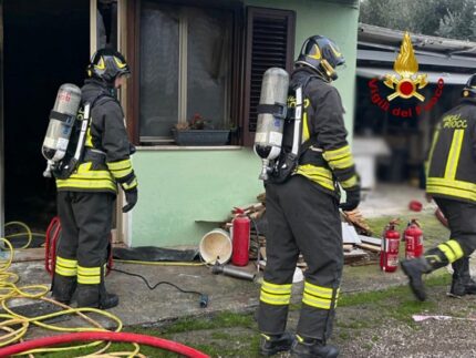 Incendio a Montelabbate