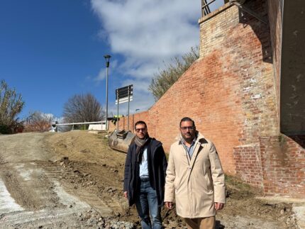 Lavori in via del Moletto a Fano