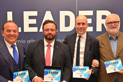 Premio Leader a Paolo Tanoni, Enrico Giacomelli, Alex D’Orsogna e Mirco Carloni