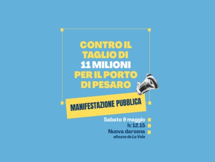Manifestazione a difesa del porto di Pesaro