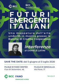 Mostra Interferenze di Daniele Latini promossa da BCC Fano
