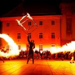 "All in flames"