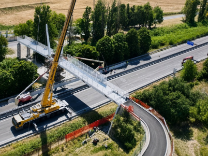 Ponte della Ciclovia del Metauro a Fano
