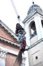 La discesa della Befana dal campanile di Urbania