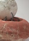 Una scultura "raku" di Andrea Desimoni