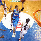 La nazionale di basket under 18 in campo
