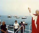 Giovanni Paolo II in visita a Fano