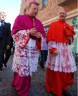 Il Cardinale Bagnasco e il Vescovo Trasarti