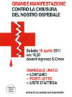 Manifestazione a difesa del S. Croce